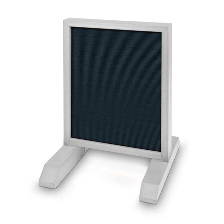 United Visual Products Sliding Door Indoor Enclosed Corkboard, 6 UV9026ACS-BLACK-KEYLIME